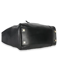 Pre-Owned Celine Black Supple Shiny Lambskin Medium New Luggage