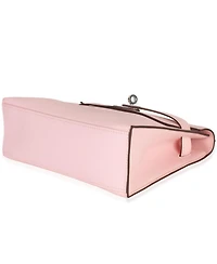 Pre-Owned HERMES Rose Sakura Swift Kelly Pochette Phw