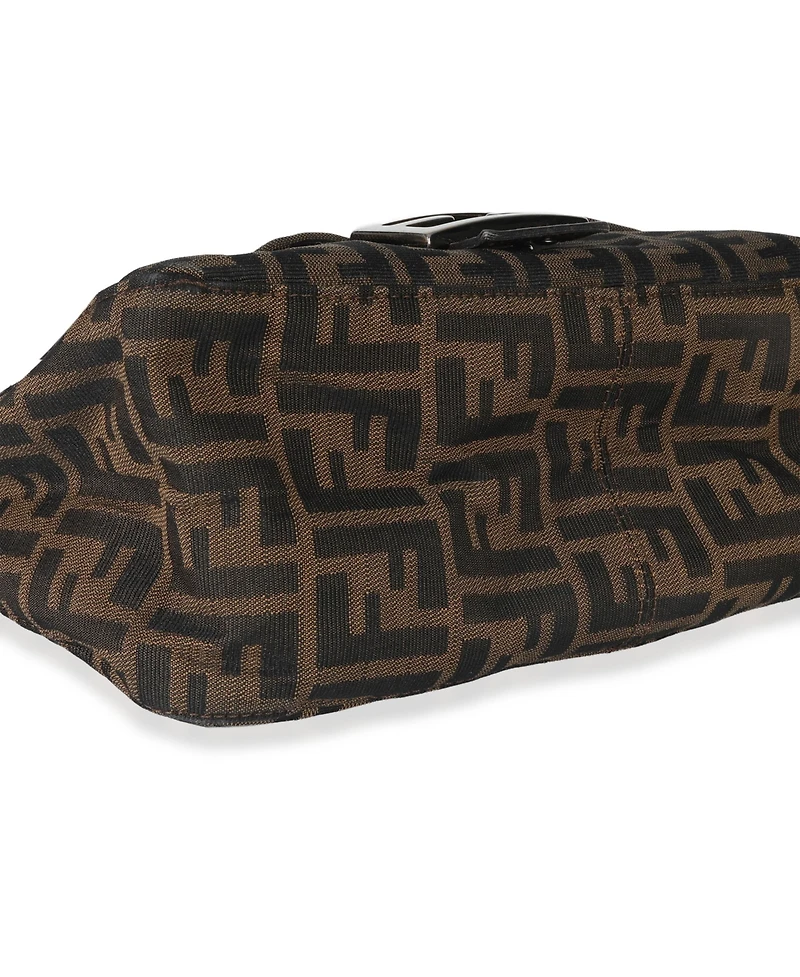 Pre-Owned Fendi Brown Zucca Canvas Mama Baguette Bag