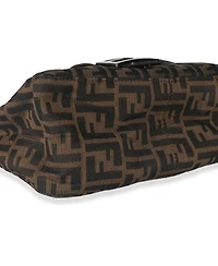 Pre-Owned Fendi Brown Zucca Canvas Mama Baguette Bag