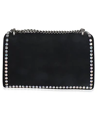 Pre-Owned Gucci Black Suede Crystal Small Dionysus Shoulder Bag