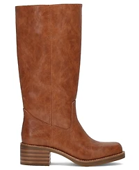 Frye and Co. Women's Miranda Leather Stacked Heel Boots