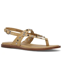 Frye and Co. Women's Bucky Studded Thong Round Toe Sandals