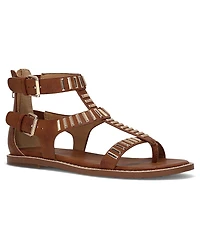Frye and Co. Women's Bucky T-Strap Round Toe Sandals