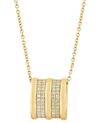 Effy Collection Diamond (1/5 ct. t.w.) Pendant Necklace in 14k Yellow Gold