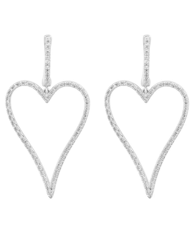 Effy Collection Diamond (1/3 ct. t.w.) Earrings in 14k White Gold