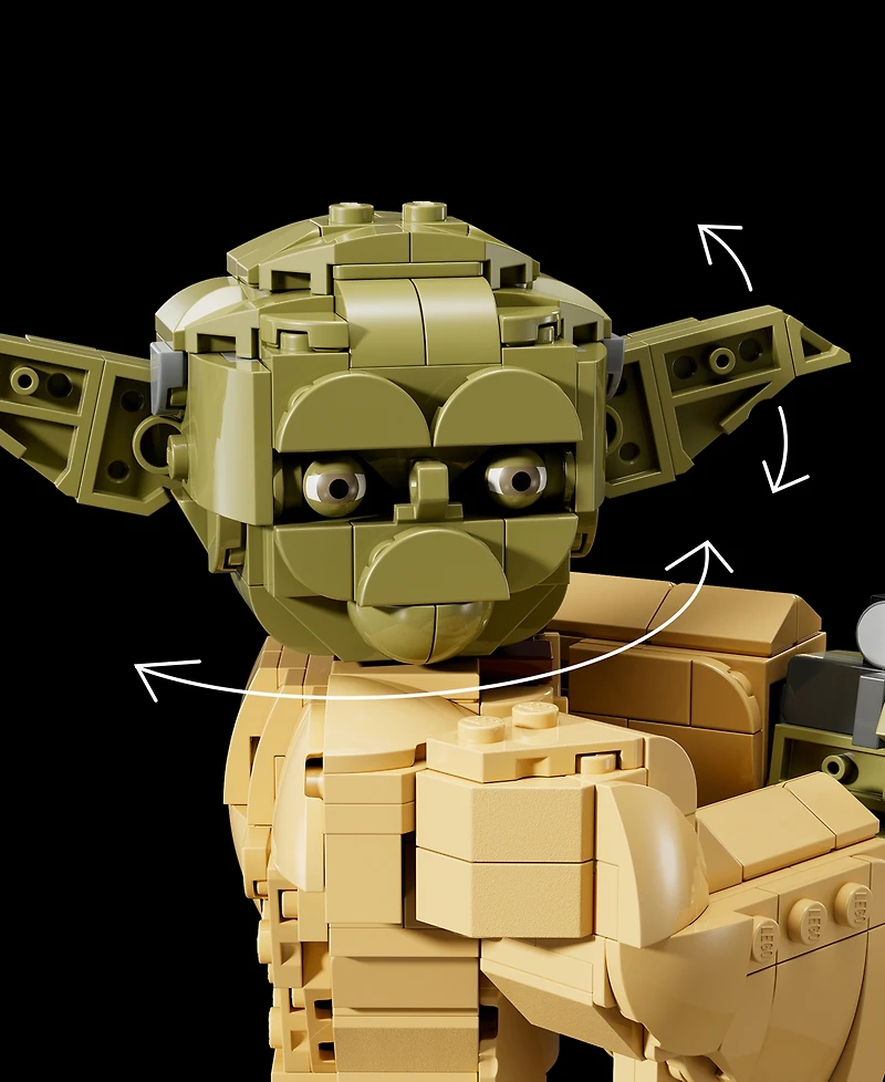 Lego Star Wars: Attack of the Clones Yoda Bust 75438 Building Set, 399 Pieces