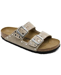 Birkenstock Women's Arizona Rivets Suede Leather Sandals from Finish Line