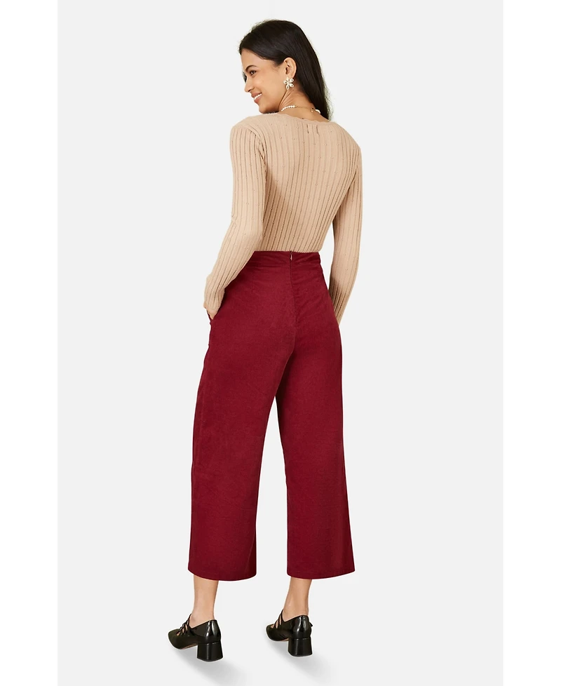 Yumi Women's Knit Fitted Rib Cardigan