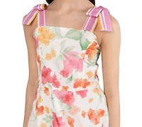 Rare Editions Girls' 7-16 Floral Sleeveless Dress