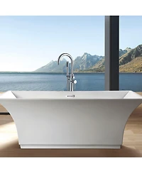 Busdays Freestanding Bathtub Faucet with Hand Shower