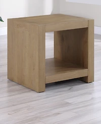 Macai 24" Wood Square End Table