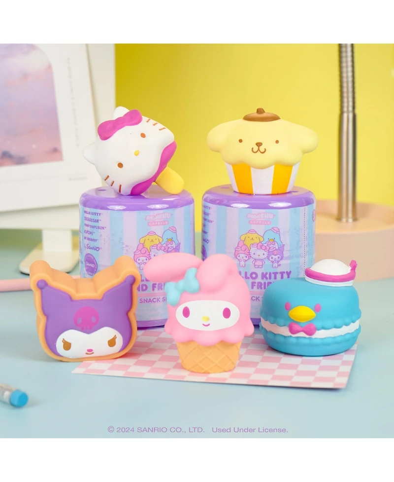 Hamee Capsule Sanrio Hello Kitty and Friends Surprise Blind Toy Squishy Collectible Figurine SquiSHU Series 7 Latte Bear