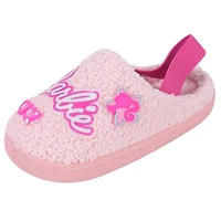 Barbie Toddler Faux Fur Slip-On Slippers