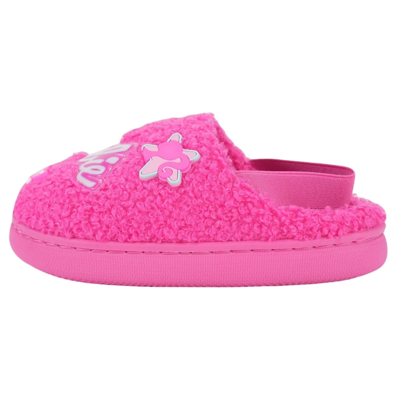 Barbie Toddler Faux Fur Slip-On Slippers