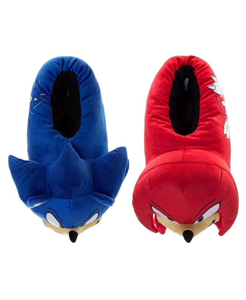 Sonic The Hedgehog Toddler Sega Kids' Slippers Lightweight, Plush