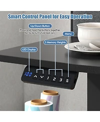 Slickblue Adjustable Electric Standing Desk with 2 Drawers for Home Office