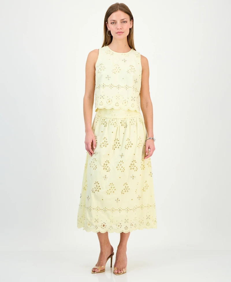 I.n.c. International Concepts Petite Sleeveless Crystal Top, Macys Exclusive