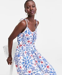 On 34th Women's Seashell Tie-Shoulder Maxi Dress, Macy's Exclusive