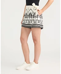 Ellen Tracy Women's Wrap Front Skort
