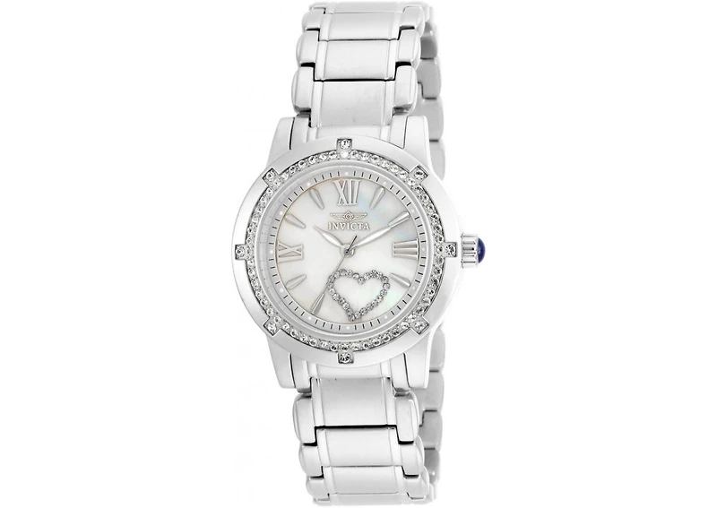 Invicta Women's 16706 Angel Quartz Silver Dial Watch