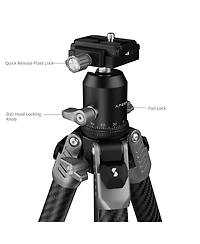 SmallRig 5-Section Carbon Fiber Portable Photo Tripod with Ball Head