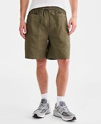 Sun + Stone Men's Josh Cotton 8" Pull-On Shorts, Macy's Exclusive