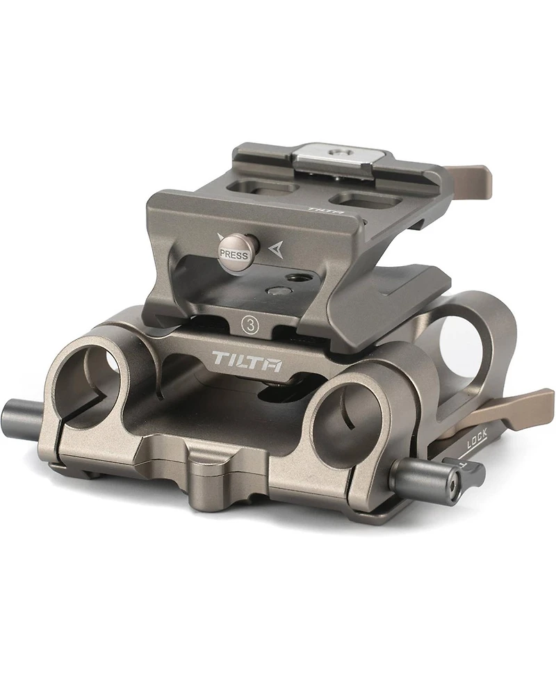 Tilta Modular 15mm Lws Baseplate Type Iii, Titanium Gray