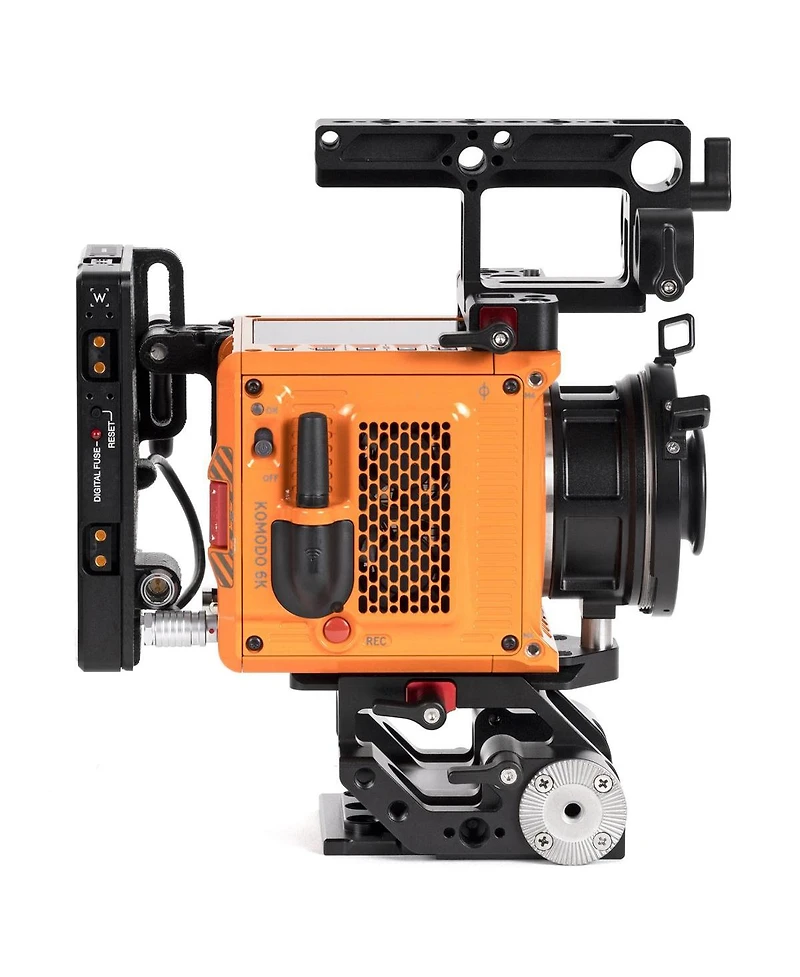 Wooden Camera Battery Slide Pro Gold Mount for Red Komodo Camera