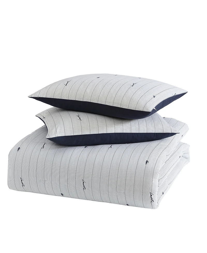 Lacoste Home Logo Stripe 2-Pc. Comforter Sets, Twin
