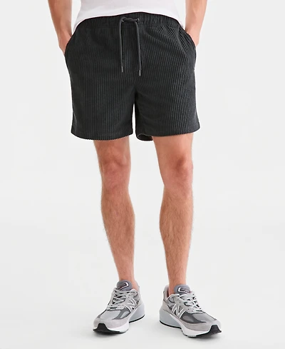 Sun + Stone Men's Drawcord 6" Pull-On Shorts, Macy's Exclusive