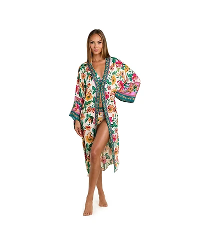 Sunshine 79 Women's Zen Garden Midi Kimono