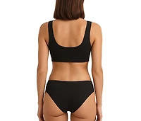Lands' End Women's Lands Bralette Soft Fit Seamless, Clay Bisque, X-Large