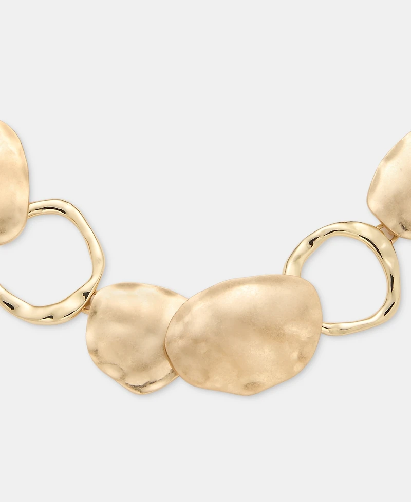 Style & Co Gold-Tone Pendant Link Necklace, Macy's Exclusive