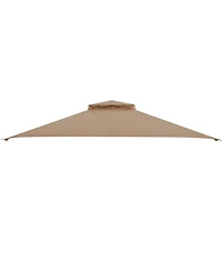 Sugift 10 x 12 ft Gazebo Replacement Canopy Top with Vent and Drainage