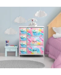 Sorbus 7 Drawers Dresser With Steel Frame, Wood Top, Handles - Storage For Bedroom, Home, Etc