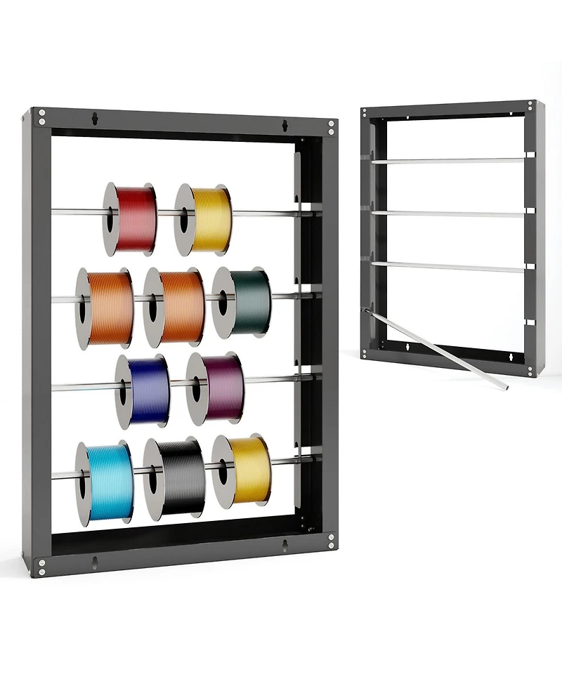 Sugift Wire Spool Rack with Four Rods for Industrial Retail Use