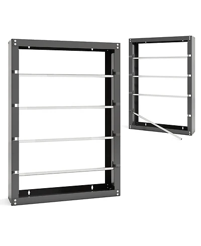 Sugift Wire Spool Rack with Four Rods for Industrial Retail Use