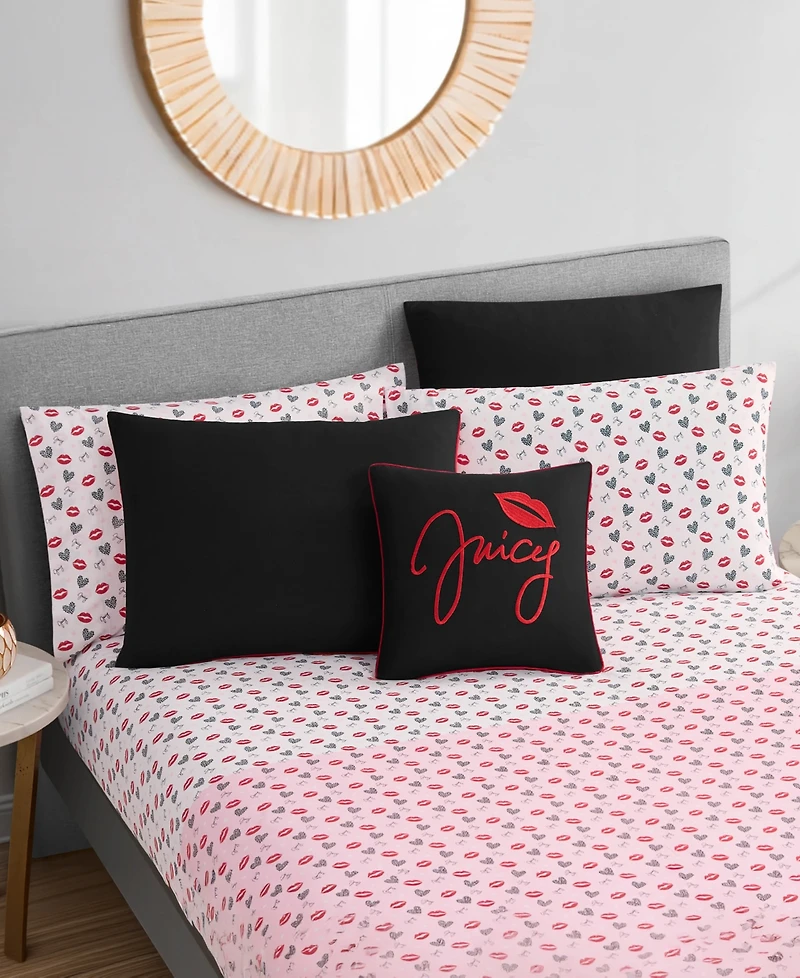Juicy Couture Glam Girl Reversible Bed in a Bag 8-Pc. Comforter Set
