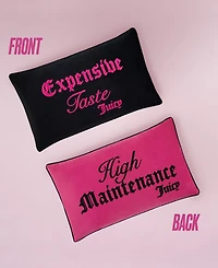 Juicy Couture Shaped Decorative Pillow, 14" x 24"