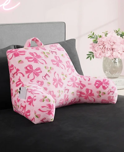 Juicy Couture Ultra-Soft Backrest Pillow, 30" x 21"
