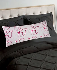 Juicy Couture Ultra-soft Plush Body Pillow, 20" x 48"