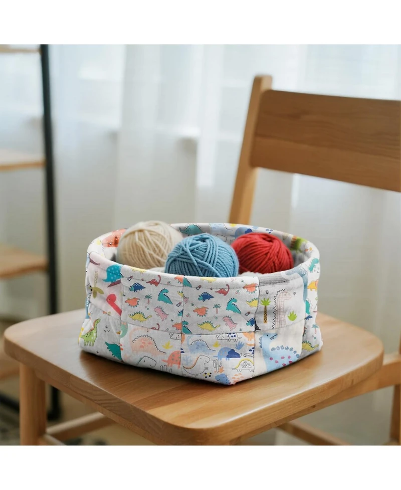 Gnuadz 8pcs 20'' Dinosaur Fat Quarter Cotton Fabric Quilting Patchwork Craft Sheets