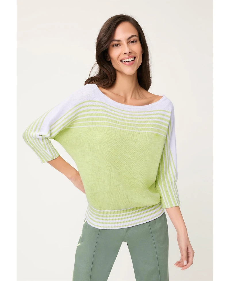 Olsen Women's Stripe Sweater