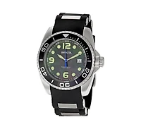 Invicta Men's 0492 Pro Diver Quartz Mother of Pearl Dial Watch