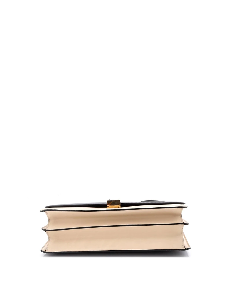 Pre-Owned Celine Medium Case Flap Bag Leather