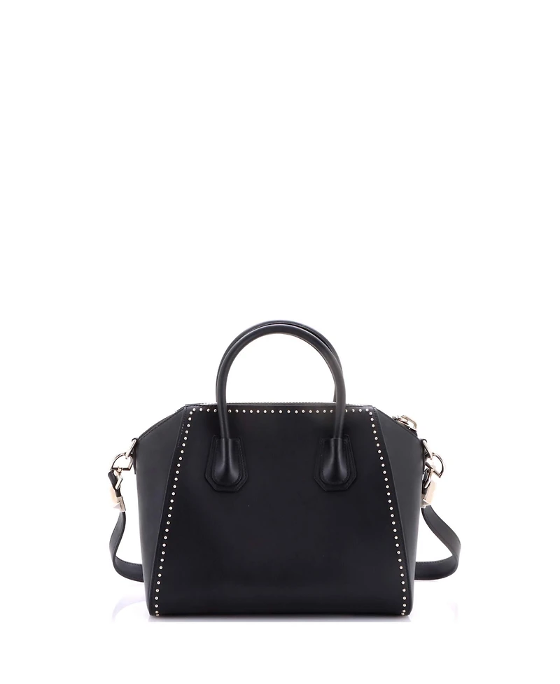 Pre-Owned Givenchy Small Antigona Bag Studded Leather