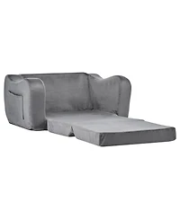 Sugift 2-in-1 Kids Sofa Foldable Toddler Couch Convertible Chair and Lounger