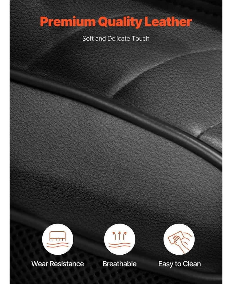 Sugift Executive Office Chair, 400lb Capacity, Ergonomic Reclining Chair with Footrest