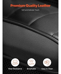 Sugift Executive Office Chair, 400lb Capacity, Ergonomic Reclining Chair with Footrest